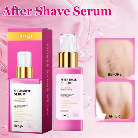 After Shave Serum Soothing Hydrating Post Shave Care to Prevent Ingrown Hair For Smooth Irritation-F