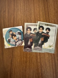 進擊的巨人 Levi 抱抱系列 公仔 襟章 透卡 兵長 里維