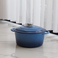 Enameled Cast Iron Round Dutch Oven Pot for Sourdough Bread or Cooking, 26cm