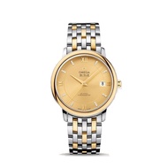 Omega Omega Omega Butterfly Flying 424.20.37.20.58.001 Gold Dial Gold Needle Automatic Mechanical Me
