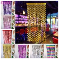 SUISS Heart Rain Curtain, Heart-shaped 1m×2m Party Curtain, Heart-Shaped Rain Silk Curtain PET Color