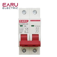 DC 1000V Mini Circuit Breaker ป้องกันการโอเวอร์โหลดสวิทช์6A/10A/16A/20A/25A/32A/40A/50A/63A 2P DC1000V พลังงานแสงอาทิตย์ MCB PV