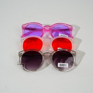 Kacamata Frame Plastik Bingkai Bulat Modis Anti-Ultraviolet