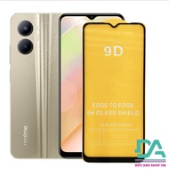 Realme C33, C33s full screen 9D tempered glass with free glass cleaning paper
