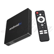 Android 14 TV Box 4K | Amlogic S905L Quad-Core 2.0GHz | Dual-Band WiFi 6 & Gigabit Ethernet