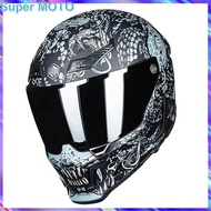 DOT ECE Certification ILM Motorcycle Helmet Full Face Capacete Double Lens Women MenTrack Racing Cas