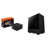 GIGABYTE GP-UD750GM 750W 80 Plus Gold Certified Fully Modular Power Supply & NZXT H5 Flow Compact AT