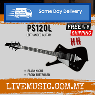 Ibanez PS120L-BK Paul Stanley Signature Left-Handed Electric Guitar, Black ( PS120L BK / PS120LBK )