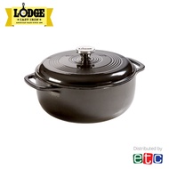 Lodge 6 Quart Midnight Chrome Enameled Cast Iron Dutch Oven