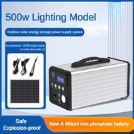 200W/300W/500W Portable Outdoor Emergency Power Supply Camping Mobile Power Bank High-power Stall En