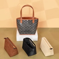 【Material upgrade】for goyard anjou mini TOTE bag organiser insert suede felt inner bag organizer