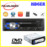 HBGER เครื่องเล่น DVD VCD CD วิทยุติดรถยนต์1 Dinวิทยุสเตอริโอรถยนต์บลูทูธ12V เครื่องเล่น MP3 Ddvd US