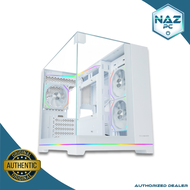 Tecware VX Prism White Dual Chamber Case w/ 3x 120mm ARGB Fans