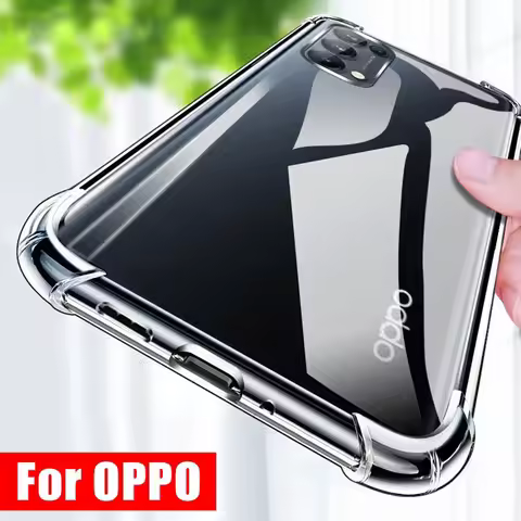 Transparent Silicone Soft Shockproof Case For OPPO Find X8 Pro X8 5G Find X7 Ultra X6 X5 X3 X2 Pro X