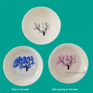 Magic Sakura Cherry/Plum/Peach Blossom Sake Cup Thay đổi với Ice/Nước nóng Cúp gốm cho Hộ gia đình N