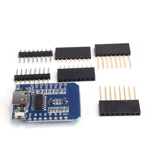 Original D1 Mini ESP8266 NodeMcu Board Type-C USB with ESP-12F 4MB Flash for Arduino IDE & IoT Proje