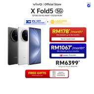 【vivo X Fold5 New Flagship】32GB*(16GB+16GB) RAM+512GB ROM | 217g Extremely Light | 600k Carbon Fiber