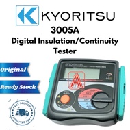 Kyoritsu 3005A Digital Insulation/Continuity Tester ~ Original 👍 12 Months Warranty 👍 Ready Stock 🔥