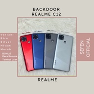 [LW] Backcover Backdoor REALME C12 Back Casing Rear Cover Battery REALME C12