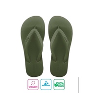 Original Fipper Slipper Basic S Rubber for Women(Army Green)