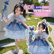 Kids Zootopia Judy Hopps Cosplay Dress, Blue Police Uniform Costume
