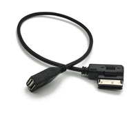 💥ลดราคาครั้งใหญ่💥เครื่องเล่นเพลง USB AUX Cable MDI Mi AMI To USB ตัวเมียอินเตอร์เฟซอะแดปเตอร์เสียงสายรับส่งข้อมูลสำหรับ VW MK5สำหรับ AUDI A3 A4 A4L