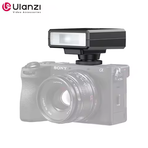 Ulanzi F12 Mini Camera Flash Speedlite GN12 6500K Standard Hot Shoe Mount for Sony Canon Nikon Panas