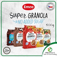 EMCO Czech Europe Crunchy Super Granola No Added Sugar (500g) (Halal)