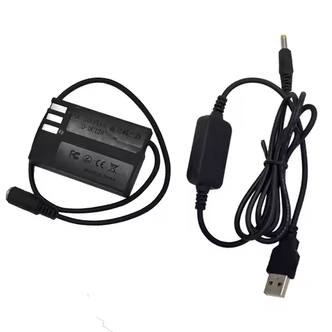 Power Bank 5V USB Cable Adapter K-AC128 D-DC128 DC Coupler D-LI109 Dummy Battery for Pentax K-70 K-5