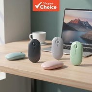 Wireless Rechargeable Bluetooth Mouse 2.4G Dual Mode Silent Click BT5.2 for Laptop PC Mac