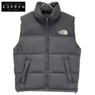 The North Face ND92232 黑色 Nuptse 羽絨背心，M 碼 [二手]