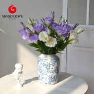 MOODCOME Artificial Lisianthus Flowers, Real Touch Silk Flowers Fake Eustoma Flower, Photography Pro