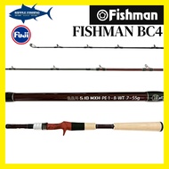 FISHMAN BC4 BAITCASTING ROD 4 Piece Travel Rod