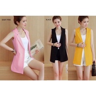 Women's blazer / women's sleeveless blazer / women's vest blazer / cool blazer