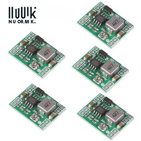 5pcs MP1584EN DC-DC 3A Adjustable Step-Down Buck Converter Module 24V to 12V 9V 5V 3V for Arduino DI