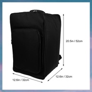 [hotkeystore.] 1 PCS Cajon Bag Cajon Backpack Black Oxford+Cotton with Handle and Shoulder Strap, Ca