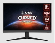 MSI 微星 144Hz 防閃低藍光 曲面電競顯示器/mon