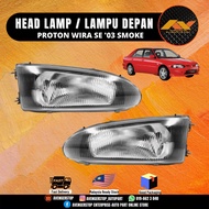 FASTLINK PROTON WIRA OLD SE 1992 2003 FRONT HEAD LAMP LAMPU DEPAN BESAR KACA GLASS NEW HIGH QUALITY