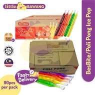 BesBite Pop-Pop Ice Tube Ice Pop Fruit Flavour 90pcs Poli Pong