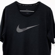 NIKE DF RUN DVN GX MILER SS 大LOGO 運動 休閒 慢跑 有氧 球衣 籃球 健身 排汗 開衩 短袖 男版 黑色 M號 DD4781-010 CLT-M TP0_2312 T