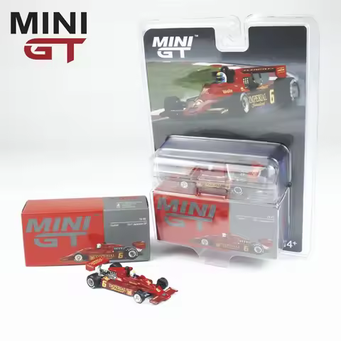 MINI GT 1:64 78 #6 Gunnar Nilsson 1977 Japanese GP Diecast Model Car