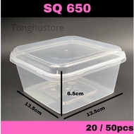 🔥🔥 SQ 650 Square Disposable Plastic Food Container TAGE TSQ650 SQ650