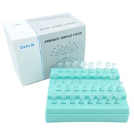 WELLCK | 32pcs/set Dental Veneer Mould Kit Dental Direct Composite Venner System Composite Resin Mol