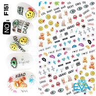 3D Nail Sticker Cartoon Pattern LOL Baby F151