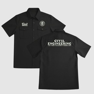 KEMEJA CIVIL ENGINEERING WORKSHIRT WITH COMPUTER EMBROIDERY