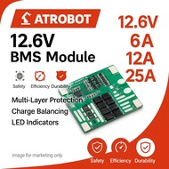 BMS 3S 12.6V 6A/12A/25A 18650 Battery Protection Board With Balance Safe And Durable For Pack Li-ion