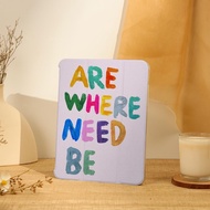 Simple Letters iPad Case,iPad Air Case For 13"/11"iPad Pro 2024,13"iPad Air 6 Case,iPad mini 6 Case,