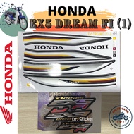 HONDA EX5DREAM 110 FI Stripe Stiker Sticker HONDA EX5 DREAM FI EX5DREAM110 (1)BODY COVERSET COVER SE