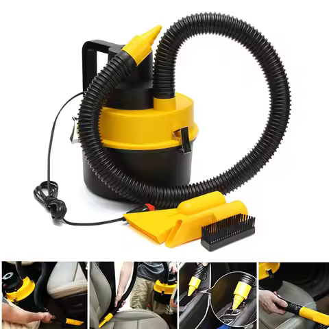 Car Vacuum Cleaner Mini Handheld Vacuum Cleaner 120W Portable Vacuum Cleaners Automobile RV Wired Va