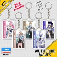 GANTUNGAN Wuthering Waves Keychain - Wuthering Waves Keychain - Anime Game Keychain